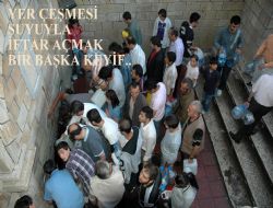 Yer suyuyla şifa buluyorlar..